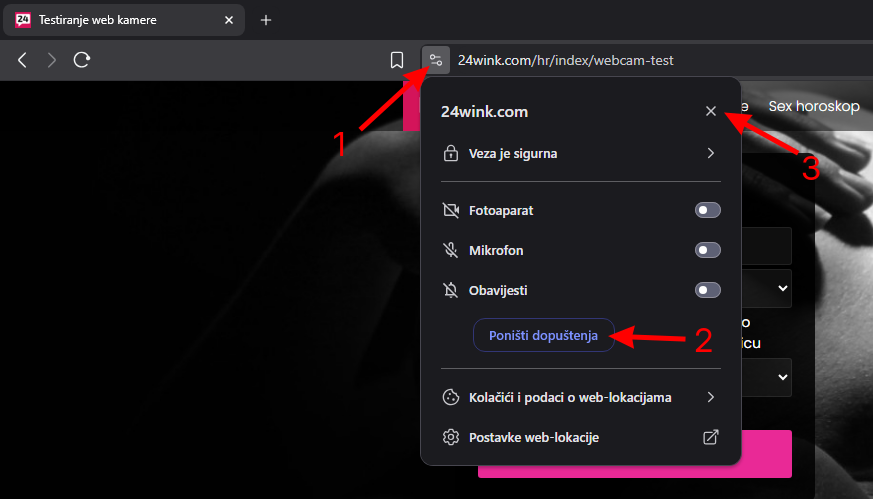Brave Reset Permissions